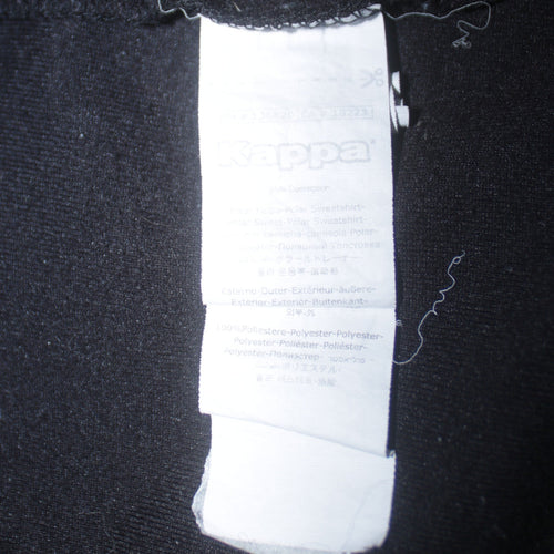Kappa Women Black Fleece Full Zip Jacket Medium