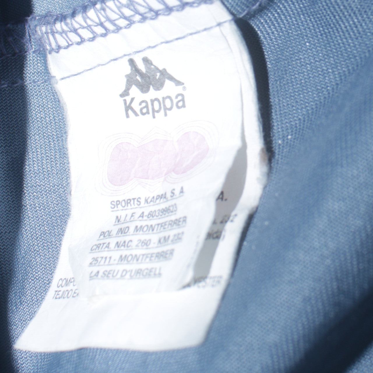 Kappa Womens Blue Full Zip Sports Jacket Size S Retro Casual
