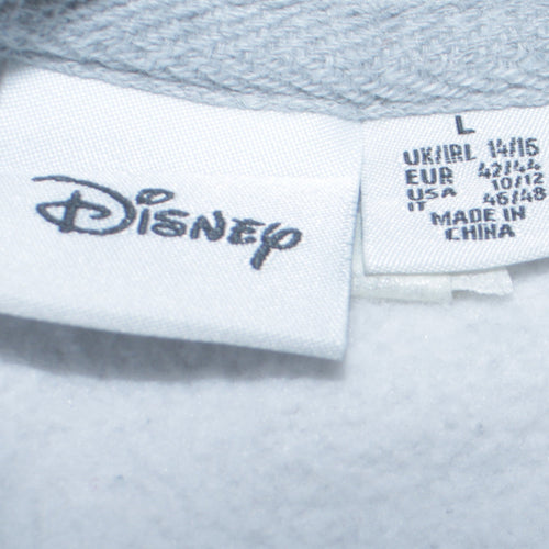 Disney Women’s Grey Minnie Mouse Pullover Sweatshirt Size L