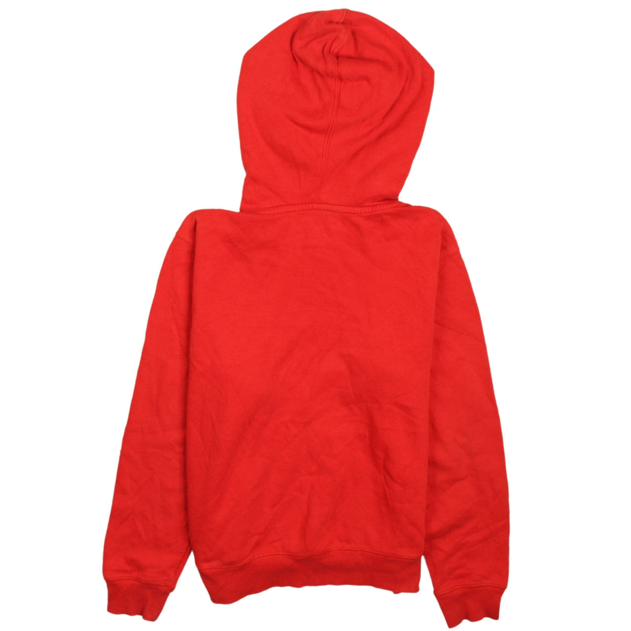 Champion Boys Red Pullover Hoodie L Cotton Blend Logo Sportswear