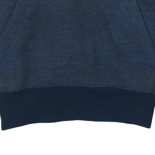 Ellesse Mens Blue Pullover Hoodie Medium Logo Sportswear