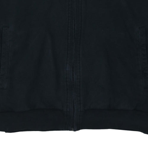Hugo Boss Men's Black Full Zip Hooded Sweatshirt Size M