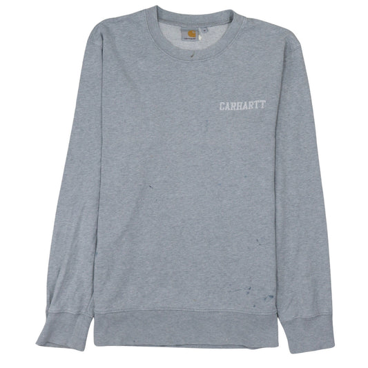 Carhartt Men's Grey M Pullover Crew Neck Sweatshirt