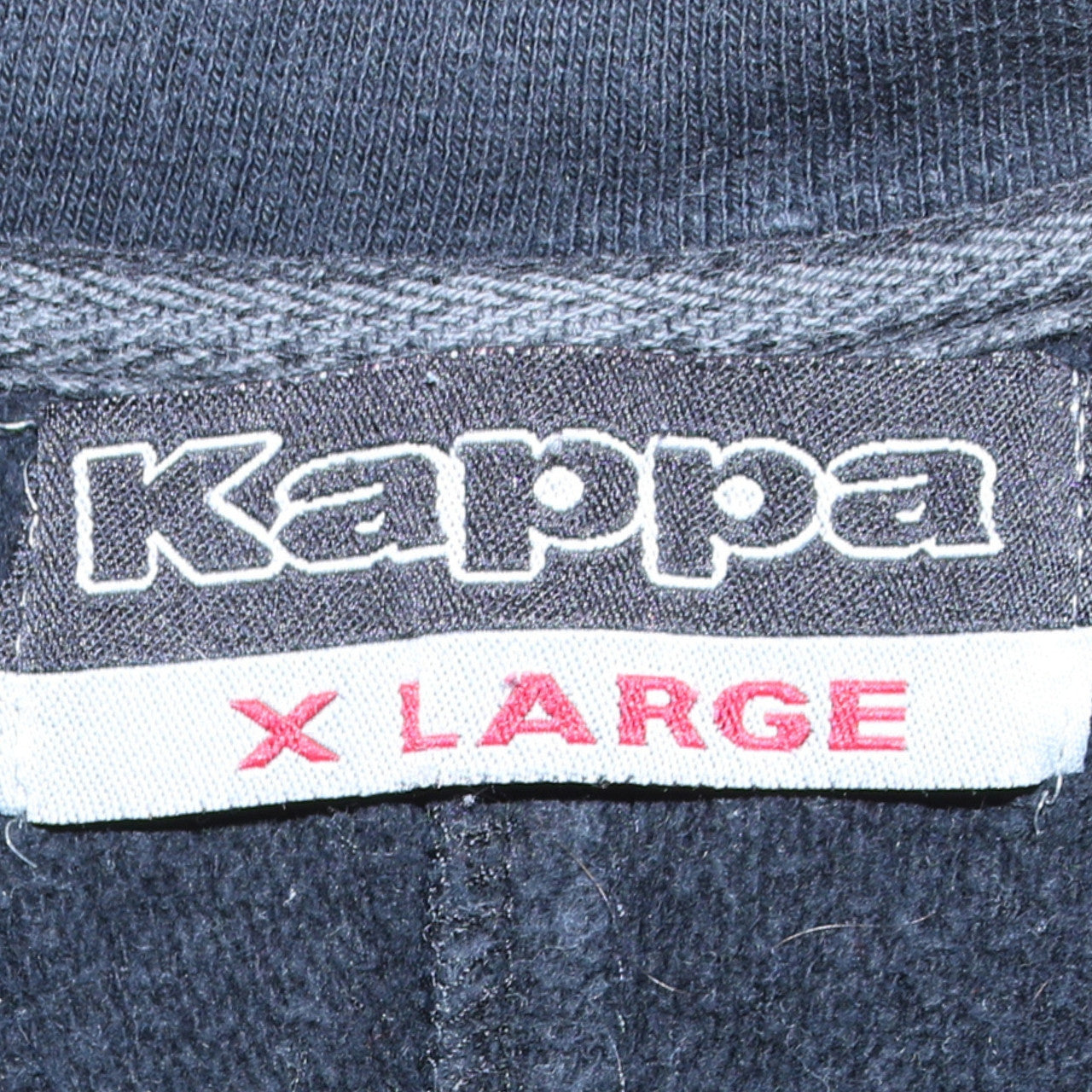 Kappa Men's Black XL Pullover Sweatshirt with Logo Print