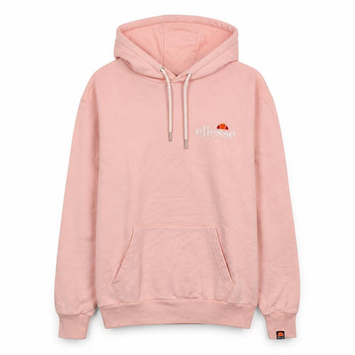 Ellesse Women Pink Pullover Hoodie UK 10 Cotton Logo Sweatshirt
