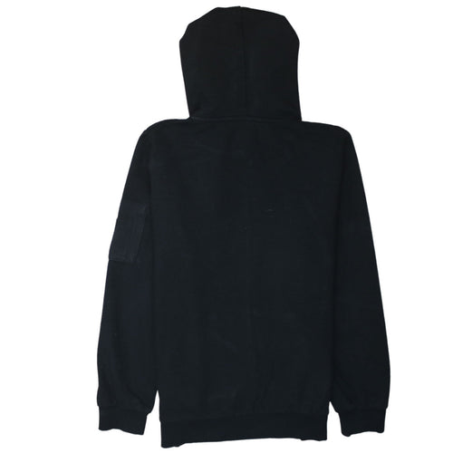 Hype Kids Boys Black Full Zip Hoodie 13 Years Cotton Blend Casual