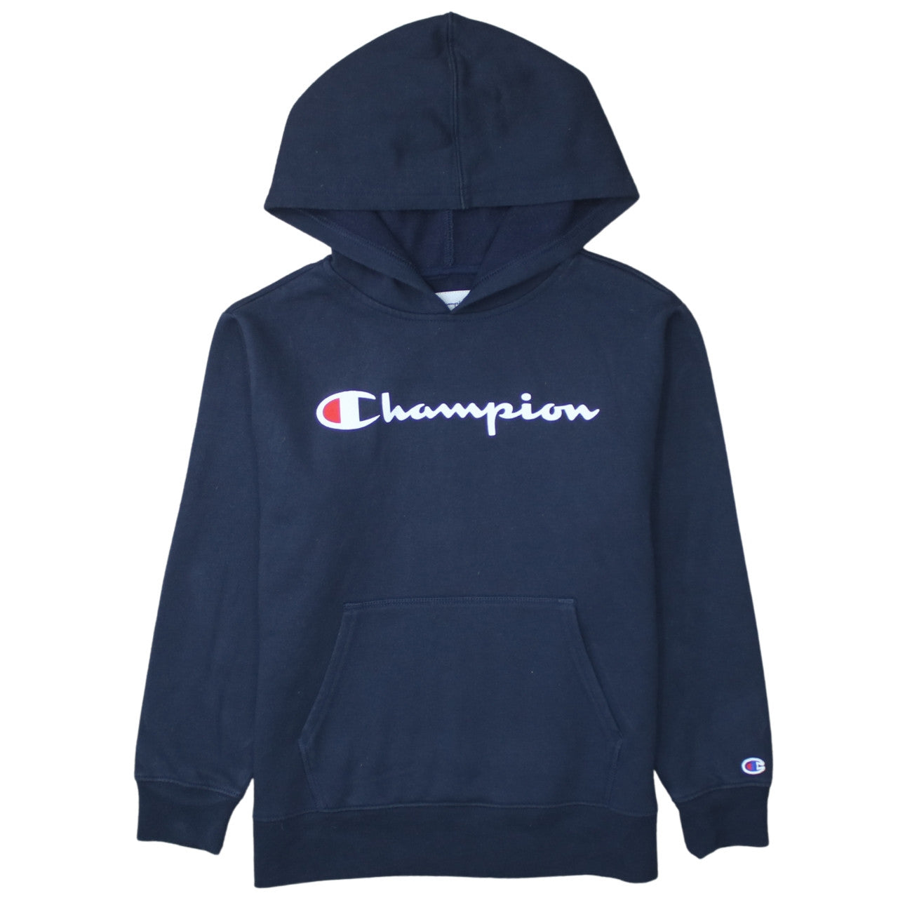 Champion Boys Navy Hoodie Size 12-13 Years Pullover Cotton Blend