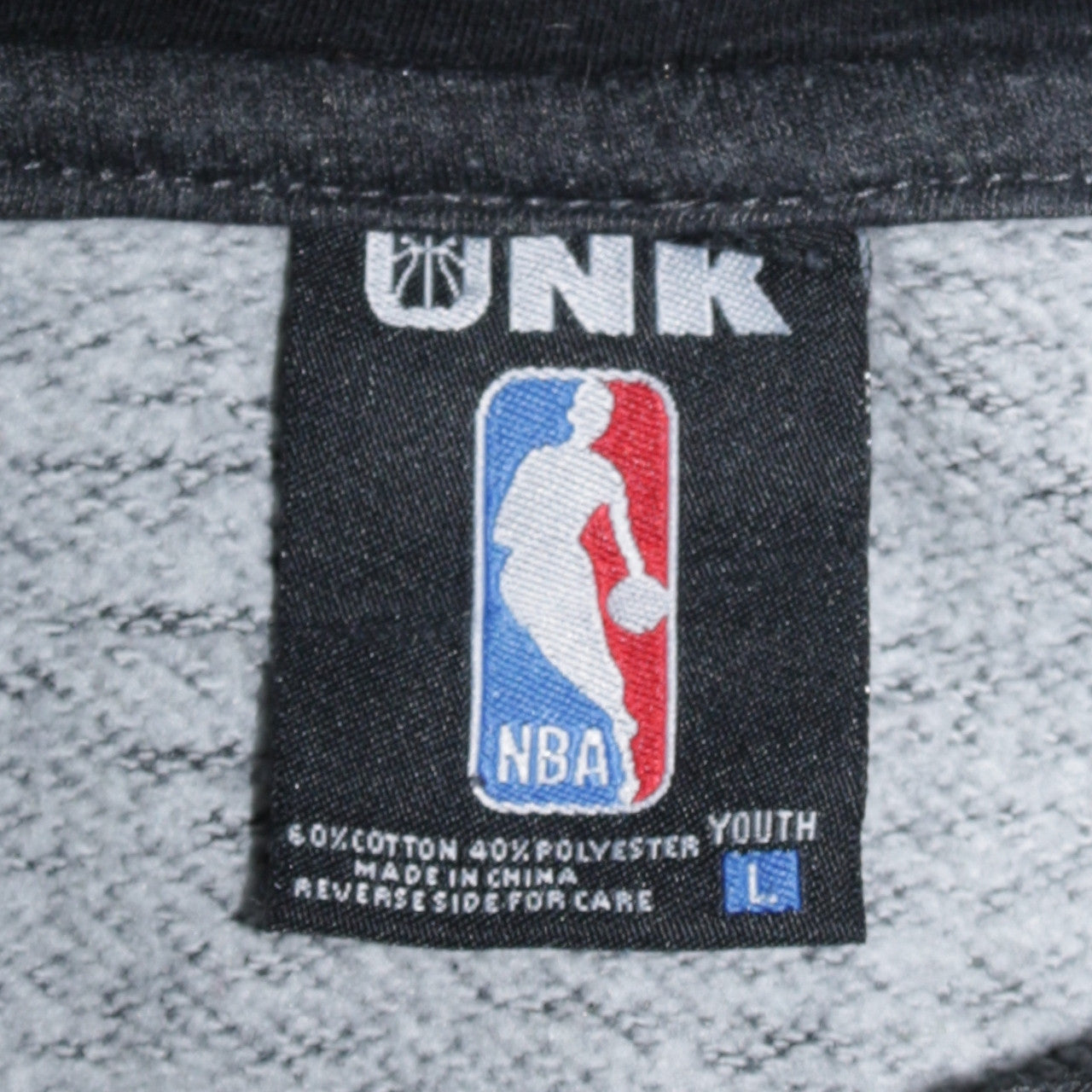 UNK Boys Black Brooklyn Nets Pullover Hoodie Size L NBA Basketball Sweatshirt