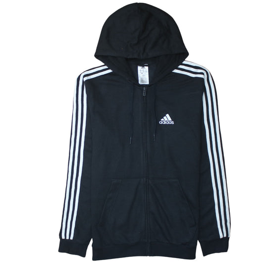 adidas Men's Black Full Zip Hoodie Size M Sportswear