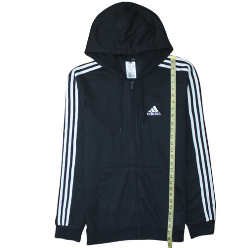 adidas Men's Black Full Zip Hoodie Size M Sportswear