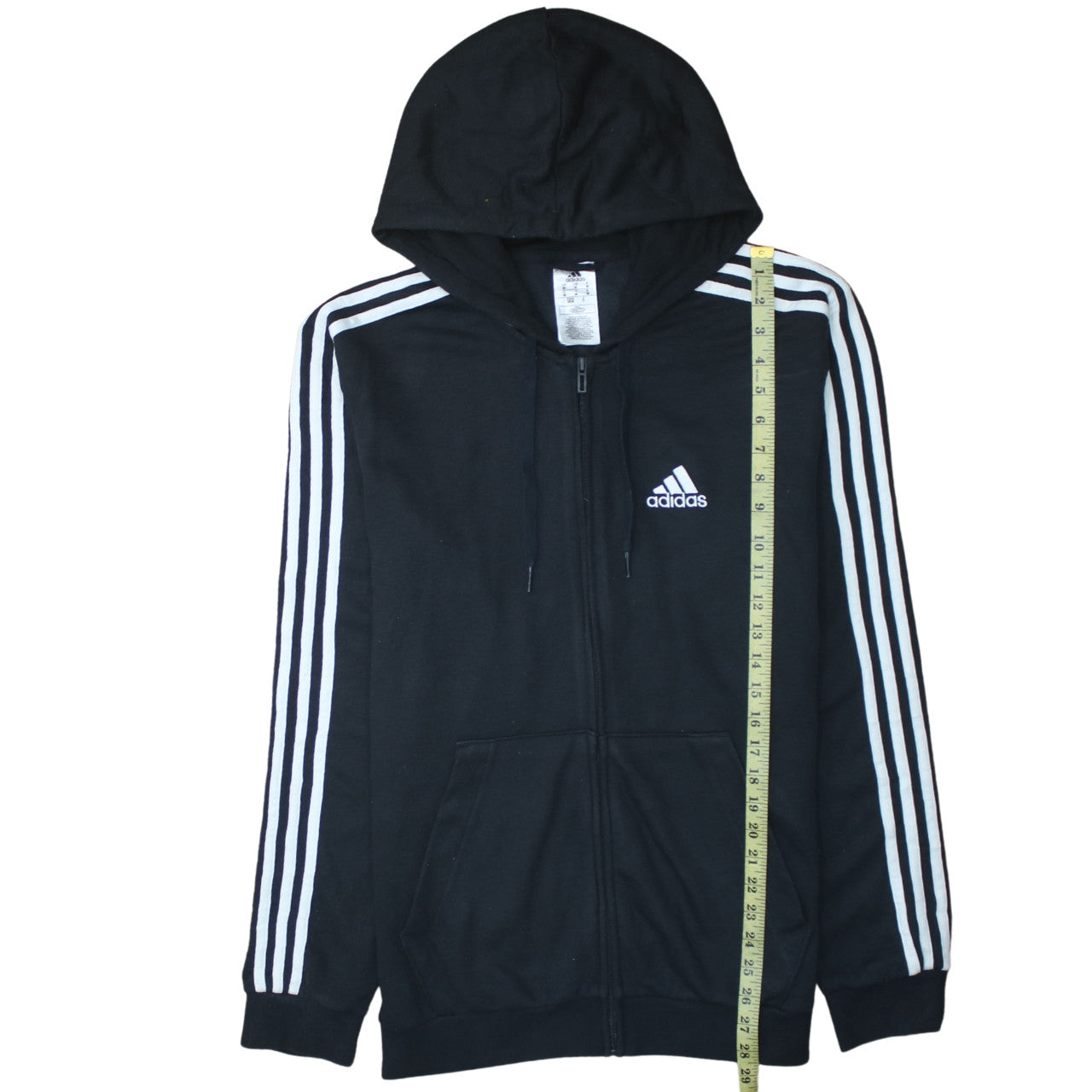 adidas Men's Black Full Zip Hoodie Size M Sportswear