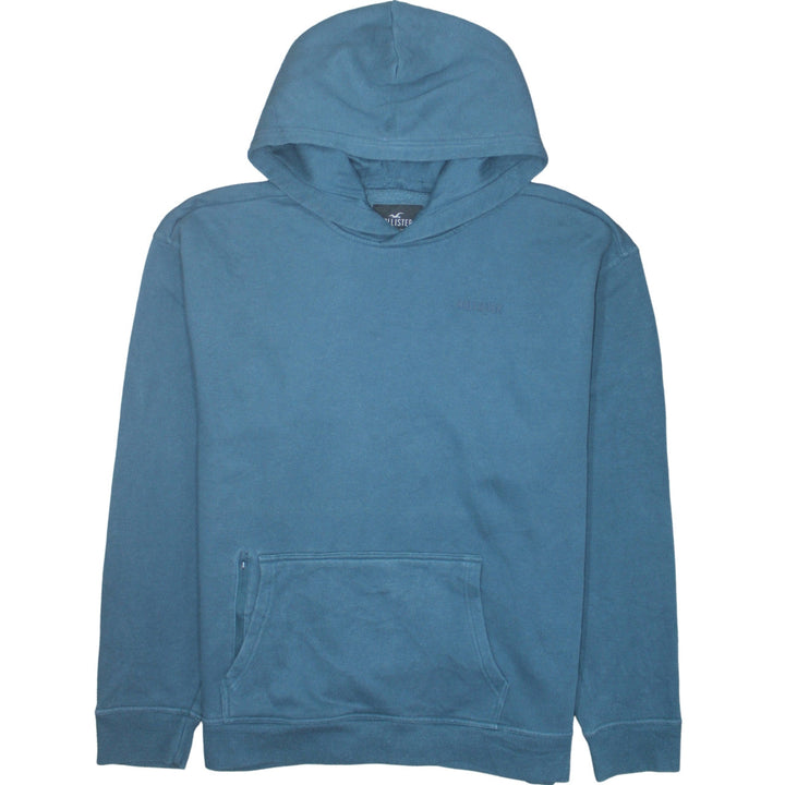 Hollister Men’s Blue Relaxed Fit Pullover Hoodie XL