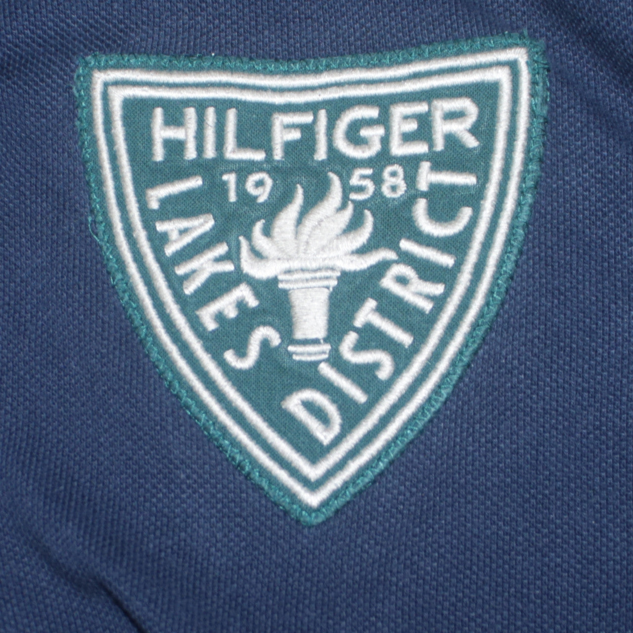 Tommy Hilfiger Men Navy Blue XL Polo Shirt Classic Cotton