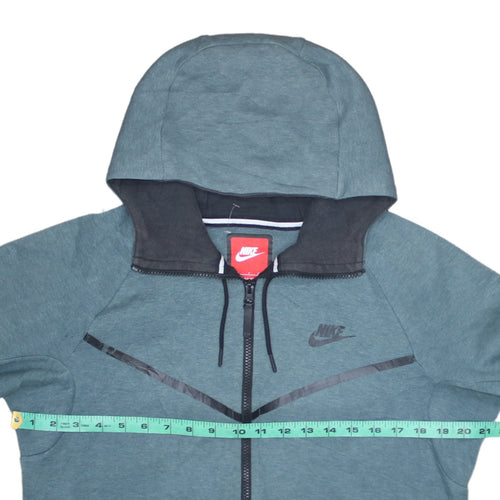Nike Men's Green Full Zip Hoodie Size S Regular Fit