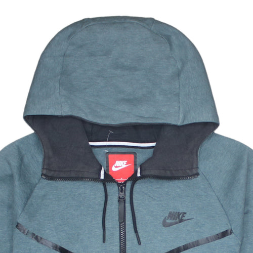Nike Men's Green Full Zip Hoodie Size S Regular Fit