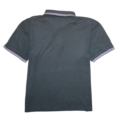 Champion Men's Black XL Cotton Polo Shirt with Logo Trim