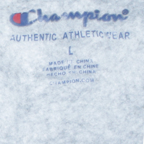 Champion Boys Grey Crew Neck Pullover Sweatshirt Size L