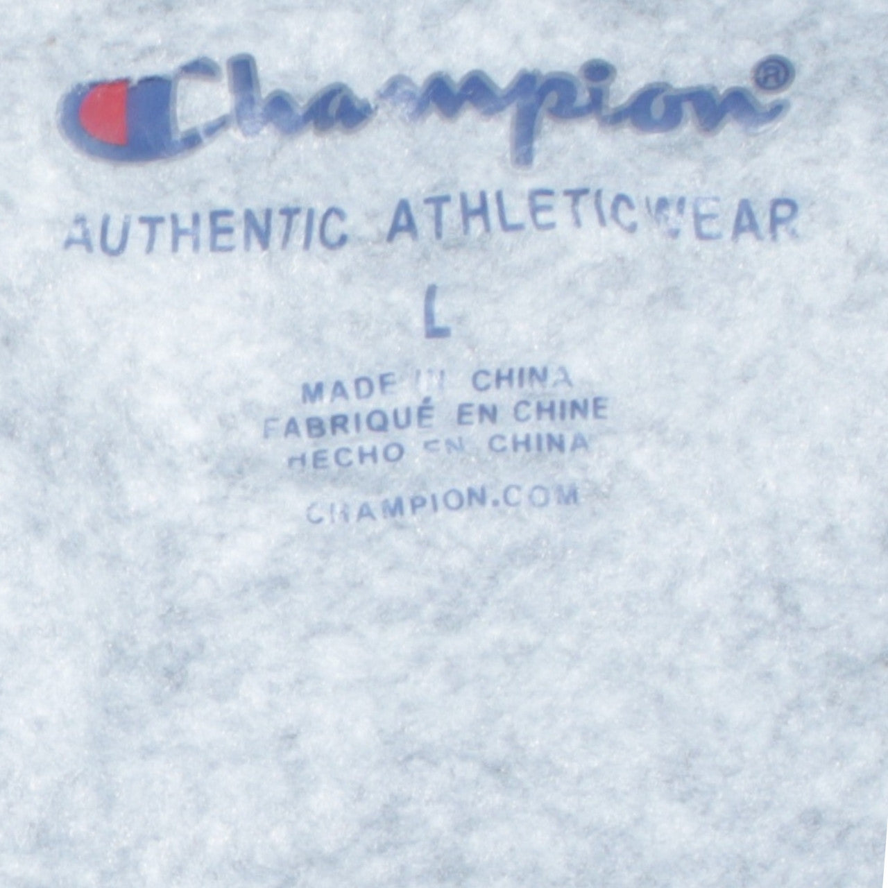 Champion Boys Grey Crew Neck Pullover Sweatshirt Size L
