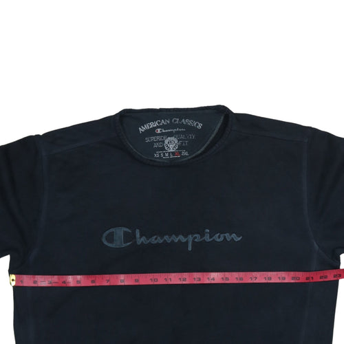 Champion Men's Blue XL Pullover Sweatshirt Classic Logo Crewneck