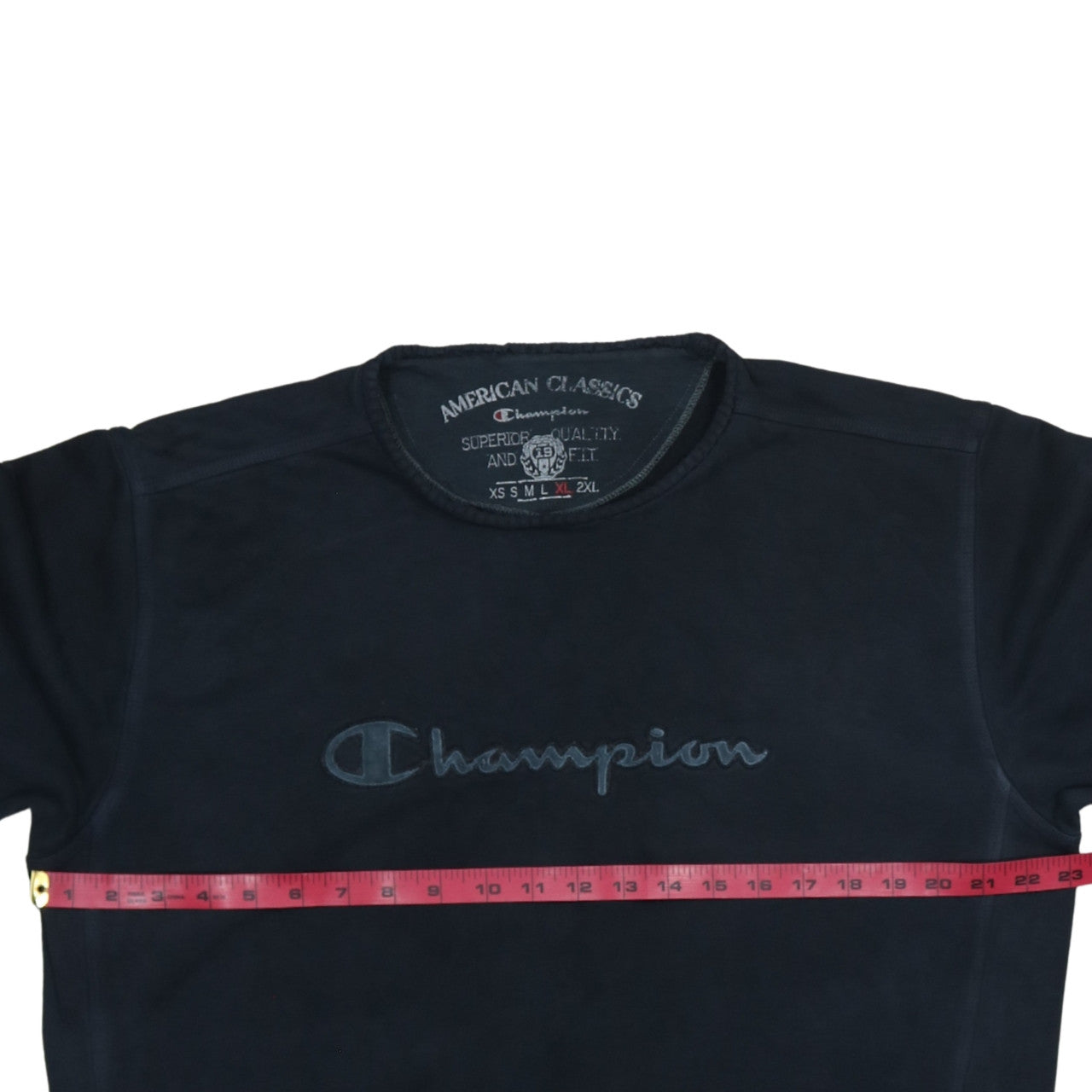 Champion Men's Blue XL Pullover Sweatshirt Classic Logo Crewneck