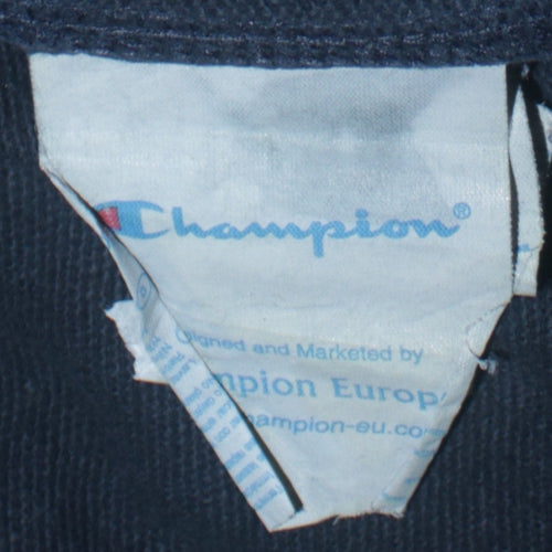 Champion Men's Blue XL Pullover Sweatshirt Classic Logo Crewneck