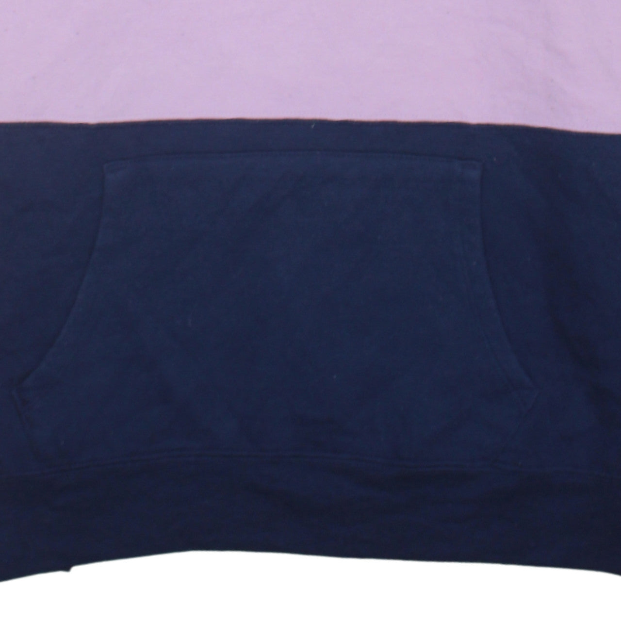 Champion Womens Pink White Navy Colourblock Pullover Hoodie Size L