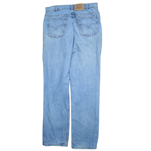 Levi's Men's Blue 34x32 Regular Fit Light Wash Straight Jeans