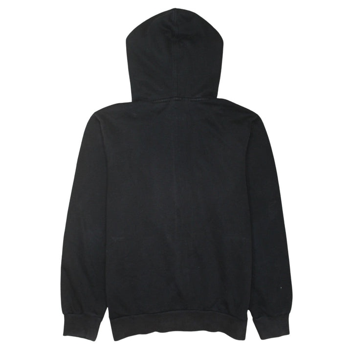Puma Boys Black Full Zip Hoodie Size 14 Graphic Print Fleece Lined
