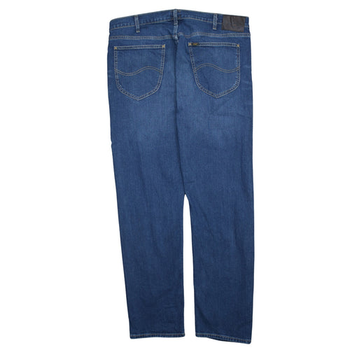 Lee Daren Zip Fly Men's Blue Straight Leg Jeans W38 L32