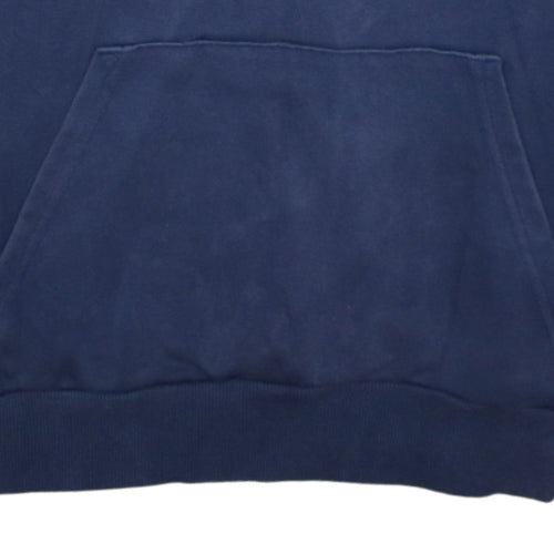 Puma Men’s Blue Pullover Hoodie M Logo Sports Fleece Sweatshirt