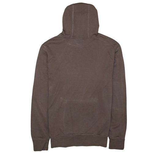 Puma Men’s Brown Pullover Hoodie Small Logo Graphic Sweatshirt