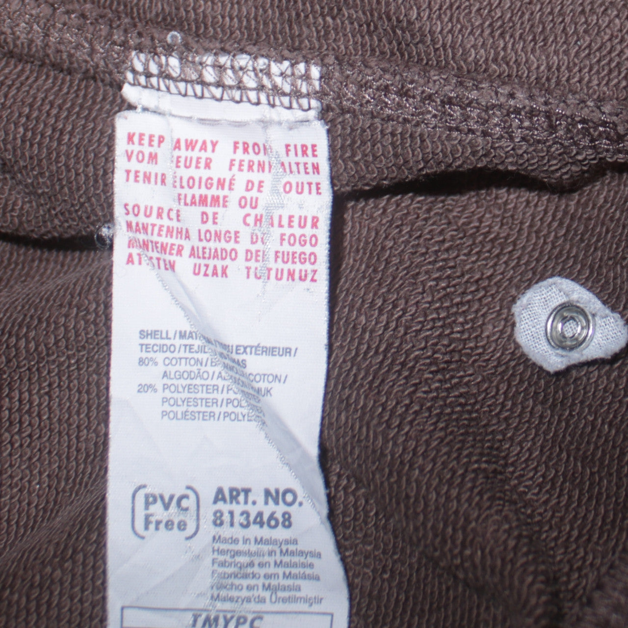 Puma Men’s Brown Pullover Hoodie Small Logo Graphic Sweatshirt