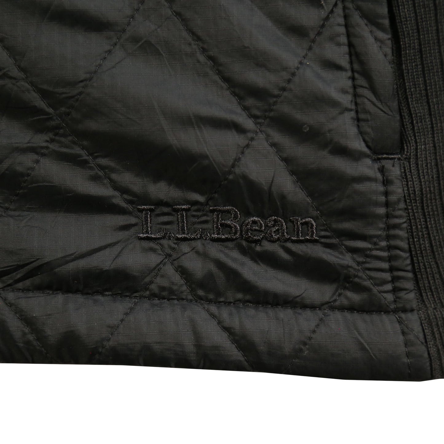 L.L.Bean Men's Black Quilted 2XL Regular Insulated Jacket