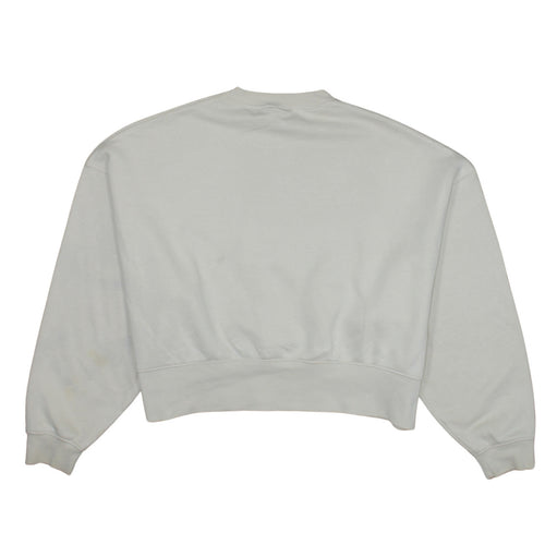 Nike Womens Beige Crew Neck Pullover Sweatshirt XS Cotton Blend