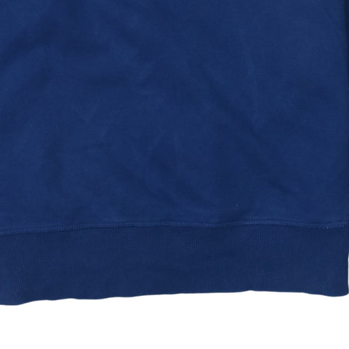 Calvin Klein Jeans Men's Blue Crew Neck Cotton Sweatshirt Size M
