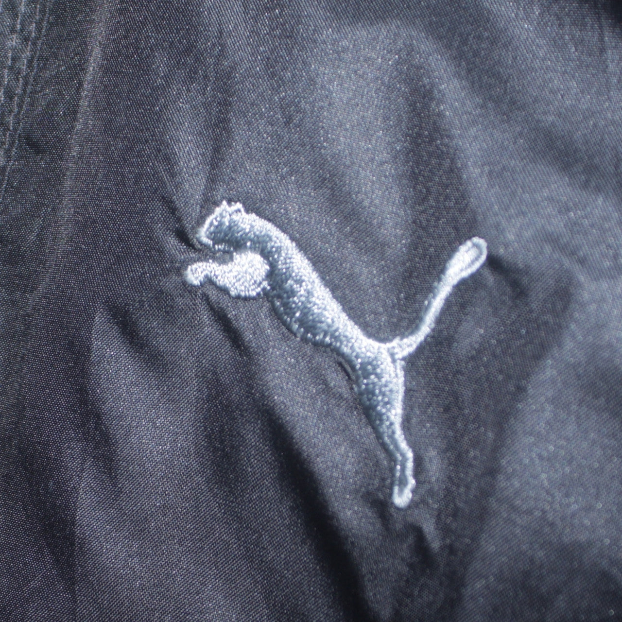 Puma Men's Black L Lightweight Hooded Windbreaker Jacket