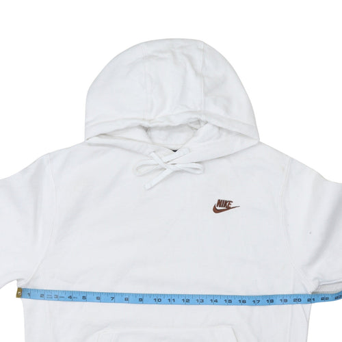 Nike Men's White Pullover Hoodie Small Regular Fit Sportswear