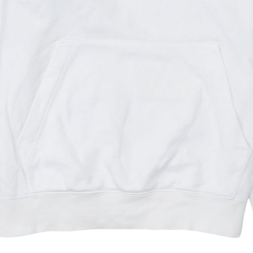 Nike Men's White Pullover Hoodie Small Regular Fit Sportswear