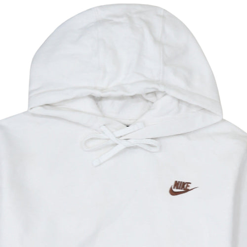 Nike Men's White Pullover Hoodie Small Regular Fit Sportswear