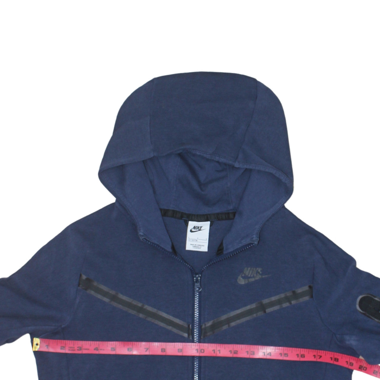 Nike Boys Blue Full Zip Hoodie Size L 147-158cm Hooded Sweatshirt
