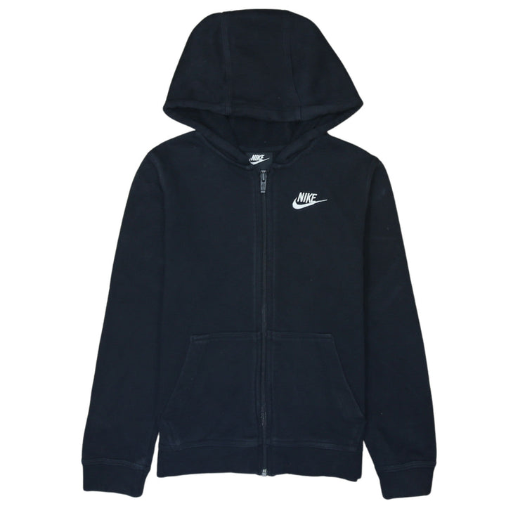 Nike Boys Black Full Zip Hoodie Size M 137-147cm Standard Fit