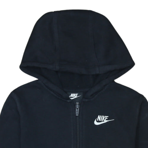Nike Boys Black Full Zip Hoodie Size M 137-147cm Standard Fit