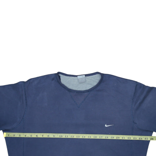 Nike Men's Blue L Crew Neck Pullover Sweatshirt