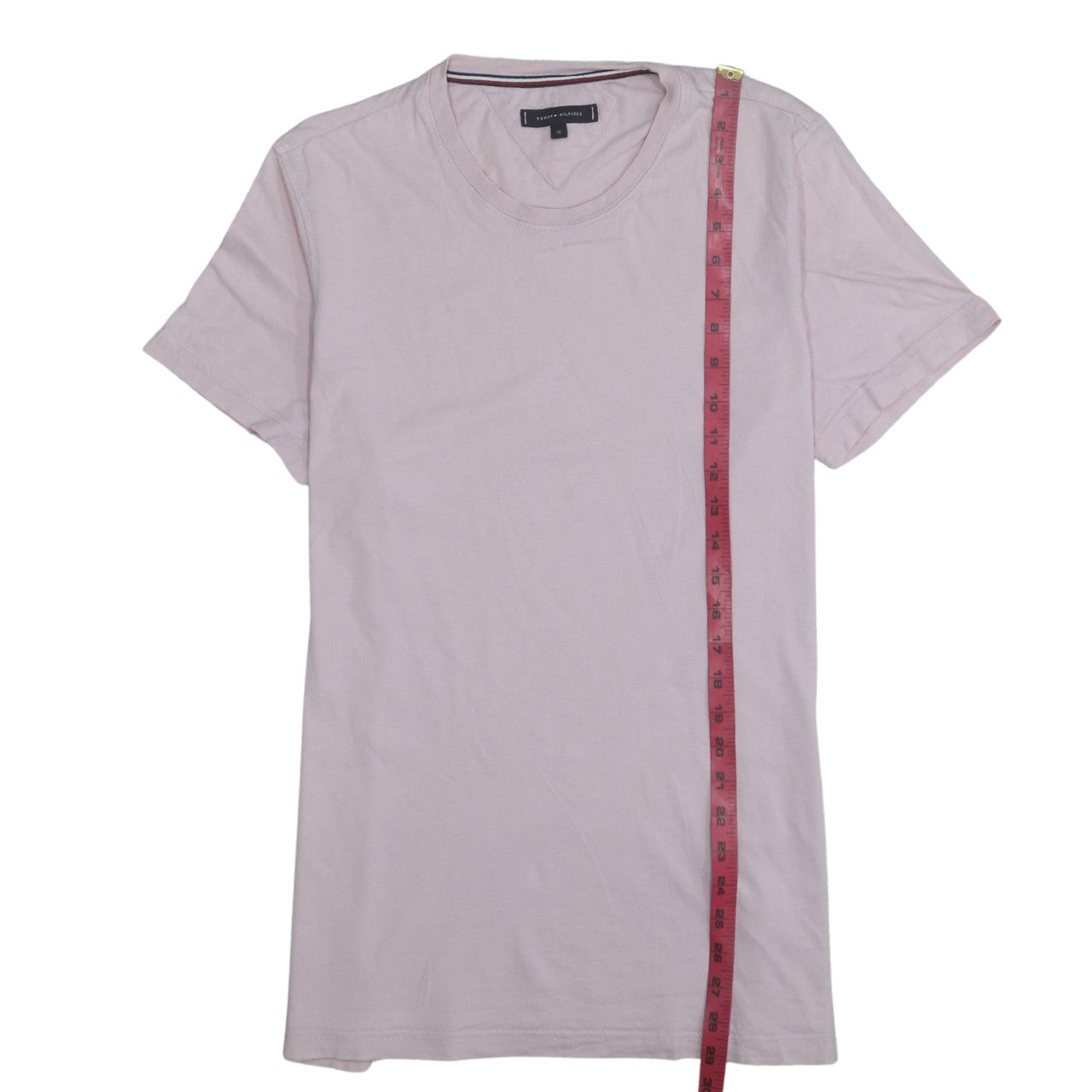 Tommy Hilfiger Men's Pink Cotton Crew Neck T-Shirt XL