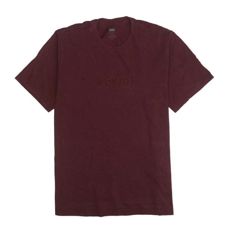 Levi's Men's Brown Relaxed Fit Cotton Crew Neck T-Shirt Size S