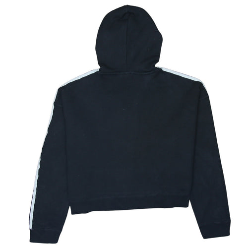 Adidas Women Black Hoodie Size 18 Hooded Pullover Sweatshirt