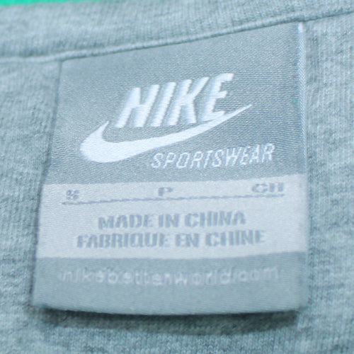 Nike Men's Green Crew Neck Logo Pullover Sweatshirt Size S