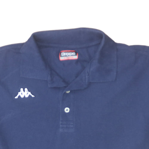 Kappa Men's Blue XL Polo Shirt Cotton Regular Fit Casual