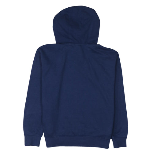 Disney Women’s Navy Stitch Hoodie Size S Pullover Graphic Print