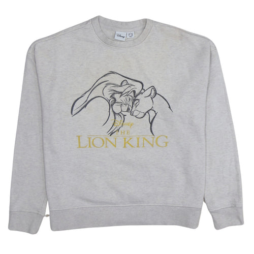 Disney Women’s Grey The Lion King Graphic Pullover Sweatshirt Size S